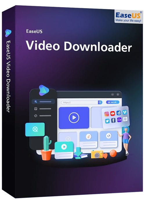 EaseUS Video Downloader (Mac) - (3 Devices) - (1 Month) - EaseUS Key - (Global)