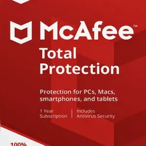 McAfee Total Protection 10 Devices 1 Year