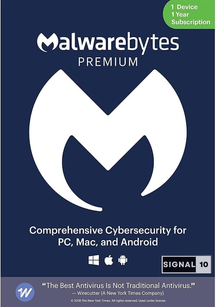 Malwarebytes Premium Security 1 Devices 1 Year