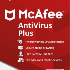 McAfee Antivirus Plus 2021 -10 Devices – Activation Code